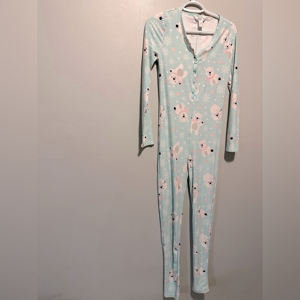 Super soft Christmas teddy bear onsie for adults size L super stretch